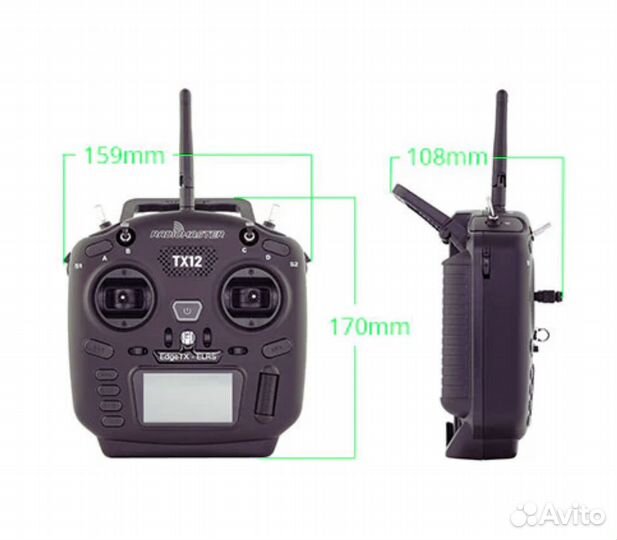 Аппаратура радиоуправления RadioMaster TX12 на мультипротоколе