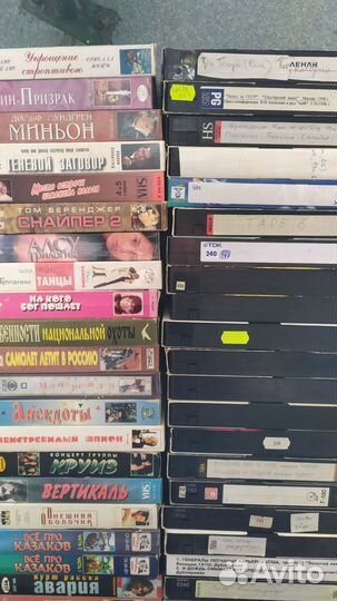 Видеокассеты VHS, коллекция 365 штук