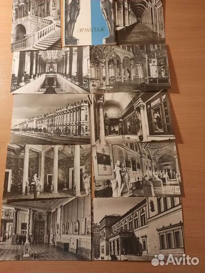 Открытки Эрмитаж СССР 1972 год