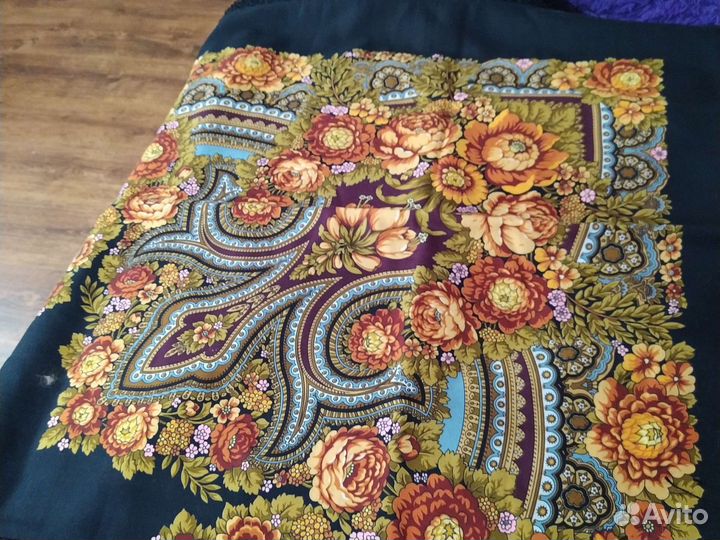 Платок шаль Павловопосадская