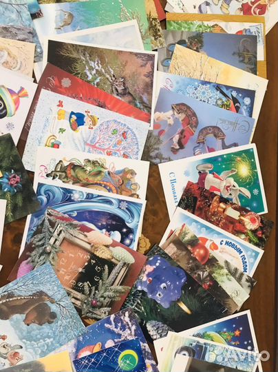 Открытки «С Новым годом» СССР