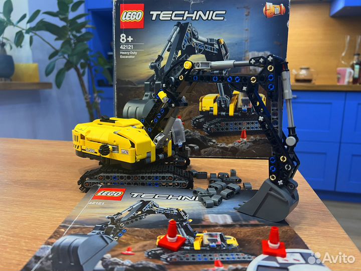 Lego technic 42121 с коробкой и инструкцией