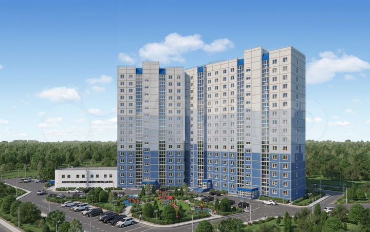 2-к. квартира, 61,5 м², 14/16 эт.