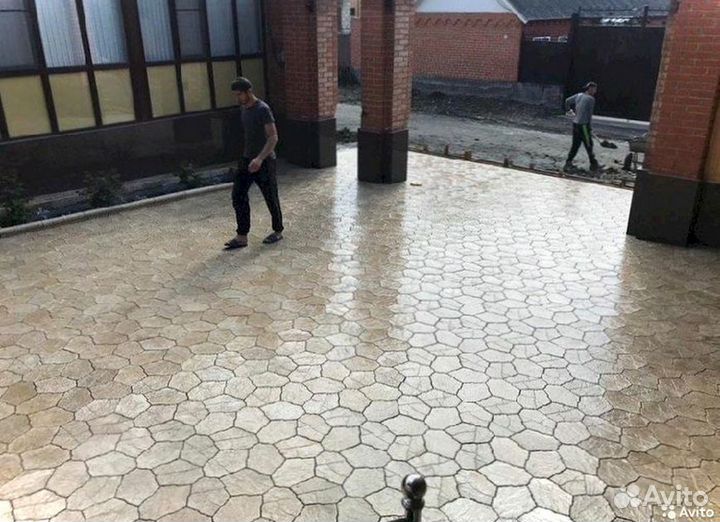 Тротуарная плитка.брусчатка. из кевларобетона