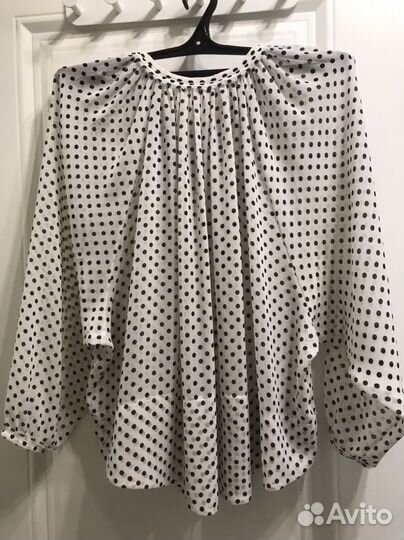 Блузка оригинальная из крепдешина