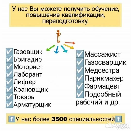 Корочки удостоверения рабочие профессии