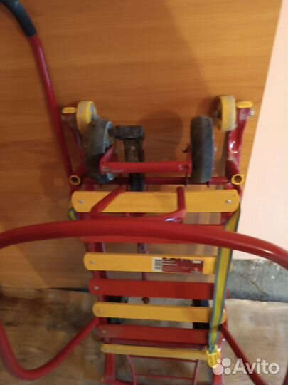 Детские зимние санки коляска