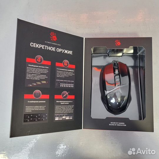 Мышь A4tech bloody W60 MAX black (Новая)