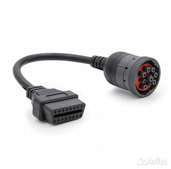 Адаптер J1939/13 9pin-obd2 Deutsch Cummins