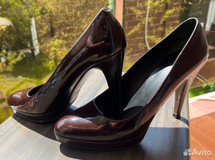 Туфли Hugo Boss, оригинал, EU 38, шикарный лак