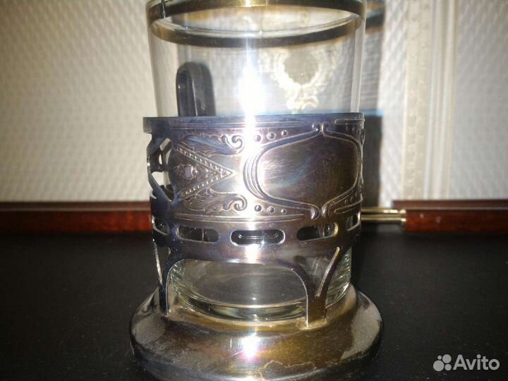 Мельхиоровый подстаканник 