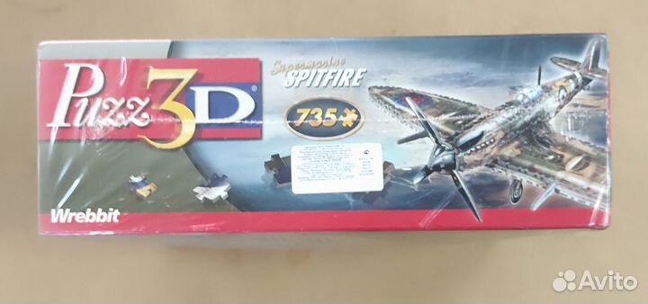 Пазлы Wrebbit. Puzz 3D Supermarine spitfire