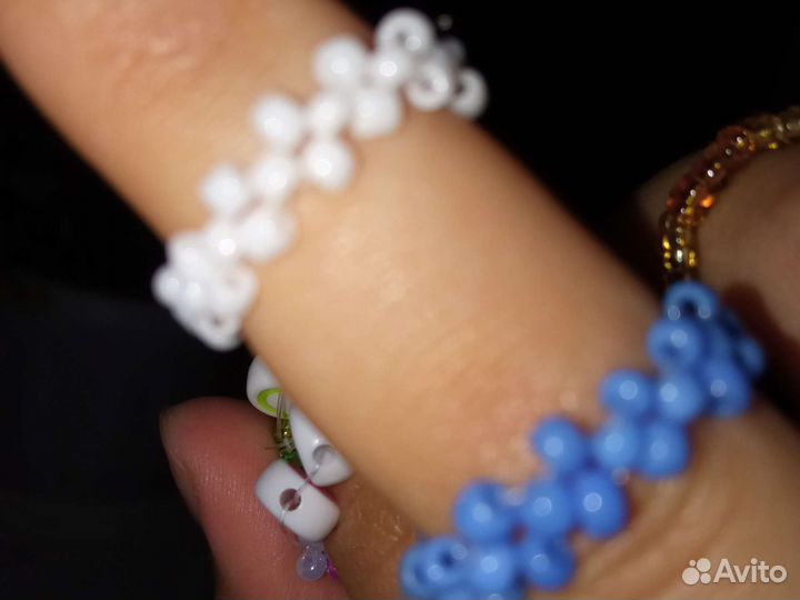 Кольца из бисера