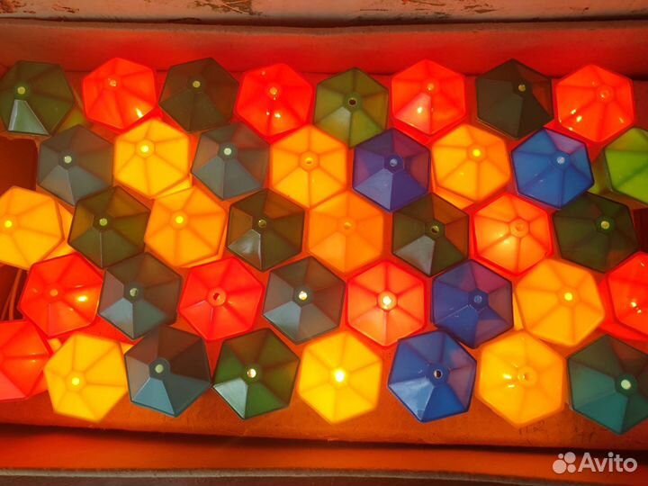 Гирлянда 40 ламп Уфимский Фонарик СССР 2лот