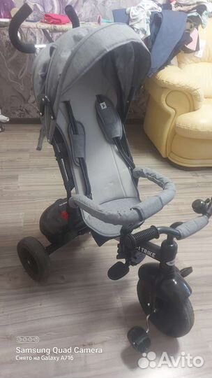 Трехколесный велосипед с родительской ручкой