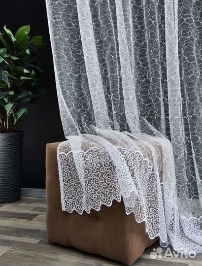 Шторы тюль новая Премиум 5х2.6