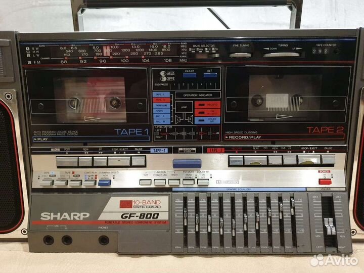 Магнитофон sharp GF 800H(D)