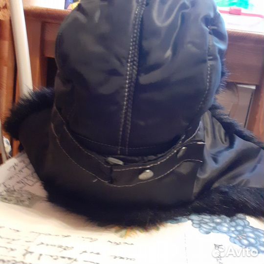 Шапка ушанка мужская