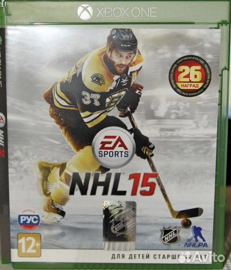 Nhl 15 на xbox one (диск)