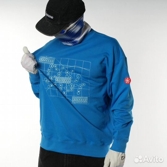 Свитшот cavempt голубой