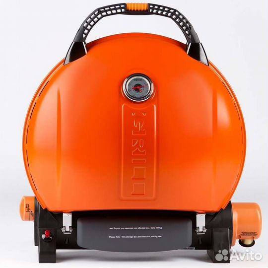 Газовый гриль O-grill 800T оранжевый orange + адап