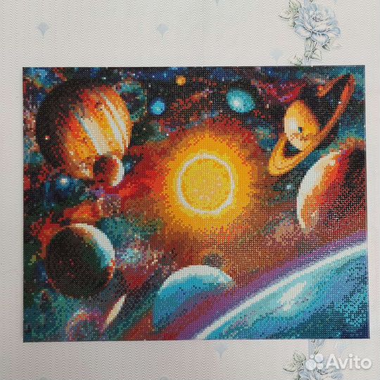 Алмазная картина готовая 40х50