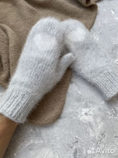Варежки пух норки