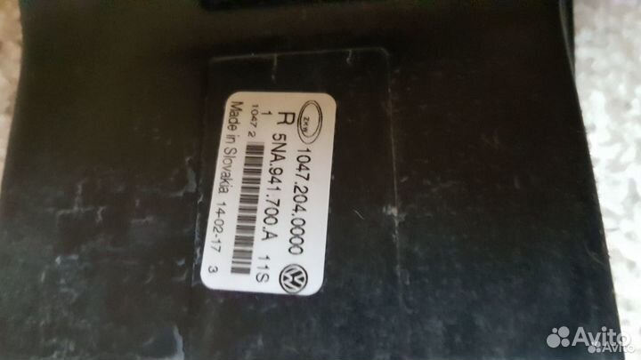 Правая противотуманная фара volkswagen tiguan 2