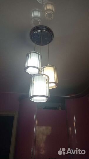 Светильник потолочный подвесной бу