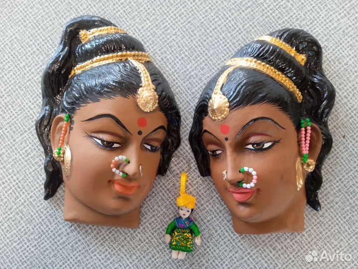 Маски Индия прошлый век винтаж