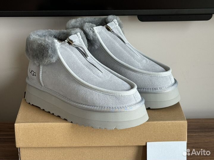 Угги UGG Funkette Boot Grey Violet