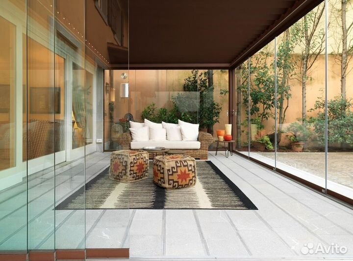 Безрамное остекление