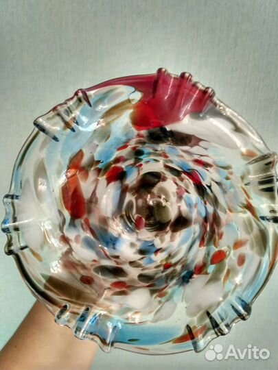 Ваза цветное стекло