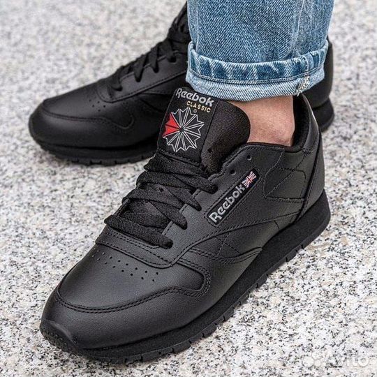 Кроссовки Reebok Classic Leather White из Кожи