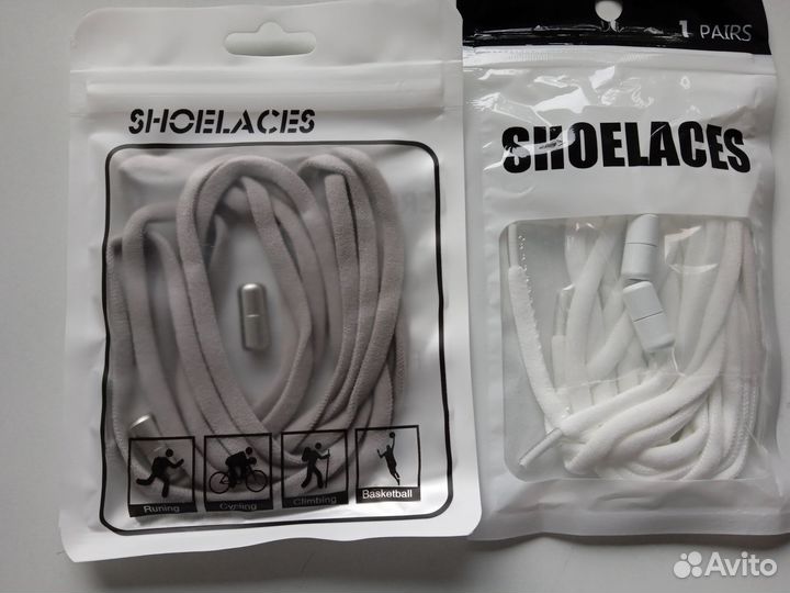 Шнурки эластичные безопасные с ограничителем