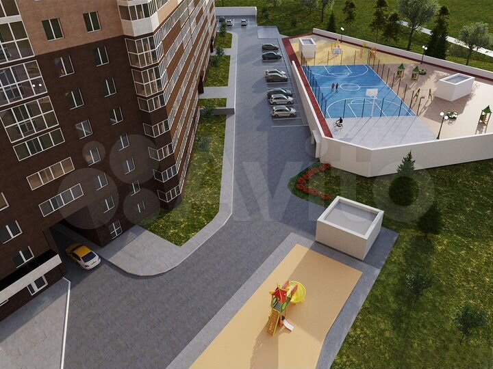 2-к. квартира, 42,6 м², 13/19 эт.