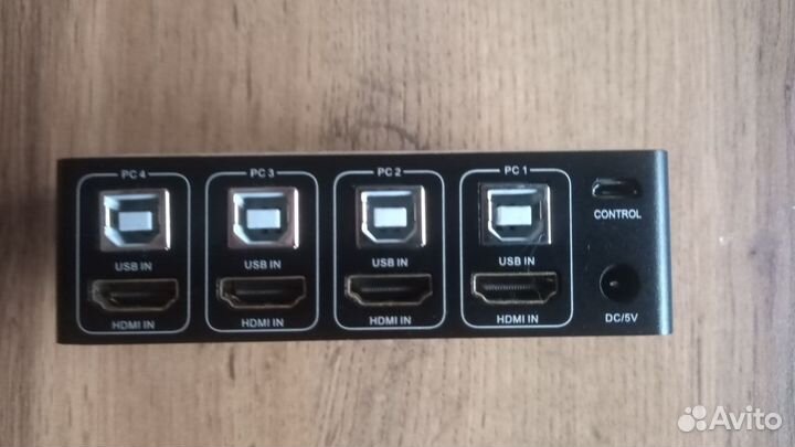 4K hdmi USB KVM переключатель (не работает USB)