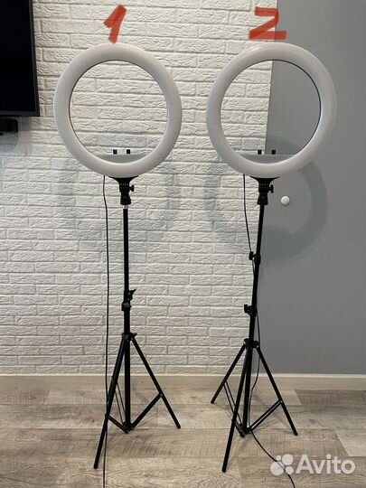 Кольцевая лампа 45 см со штативом
