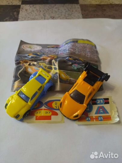 Машинки из киндеров