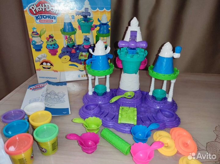 Новый набор Play doh, block, пазлы, паровозик