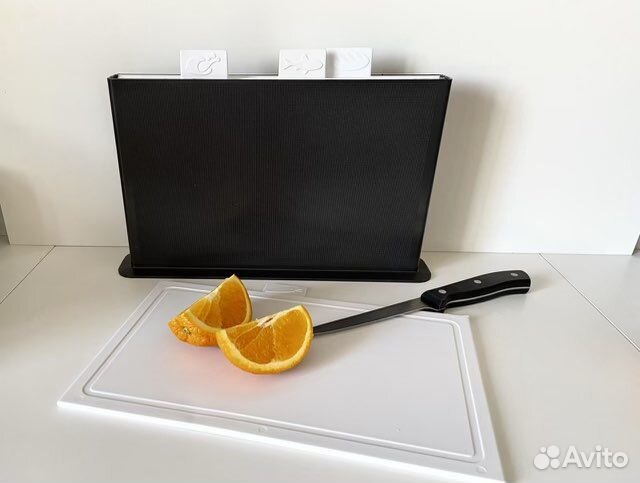 Набор разделочных досок на подставке