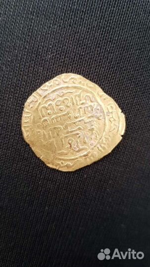 Золотой дерхем Ануштегинид Алла ад дин абу аль Фат