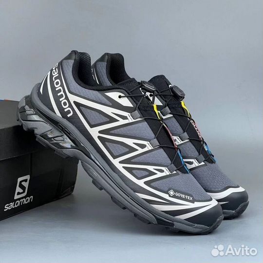 Salomon XT-6 GTX Black Ebony Lunar Rock