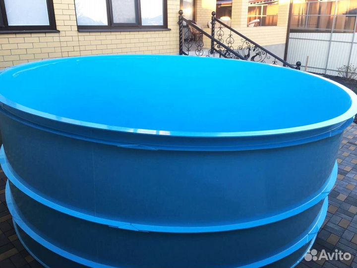 Бассейн 4x1,5 из пластика