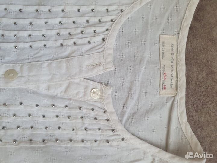 Блузка школьная zara