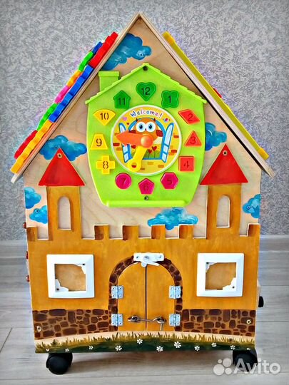 Бизиборд домик большой