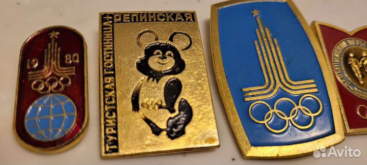 Значки к Олимпиаде 80
