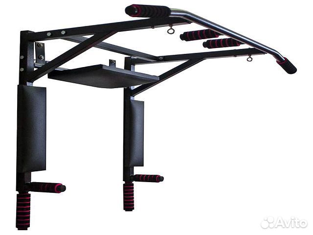 Турник-Брусья-Пресс 3в1 урал черный