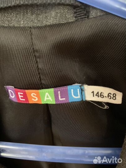 Школьный пиджак серый Desalu 146