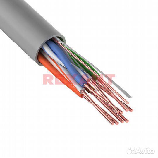 Витая пара, UTP - Rexant, 8 жил (медь, 0,50мм)